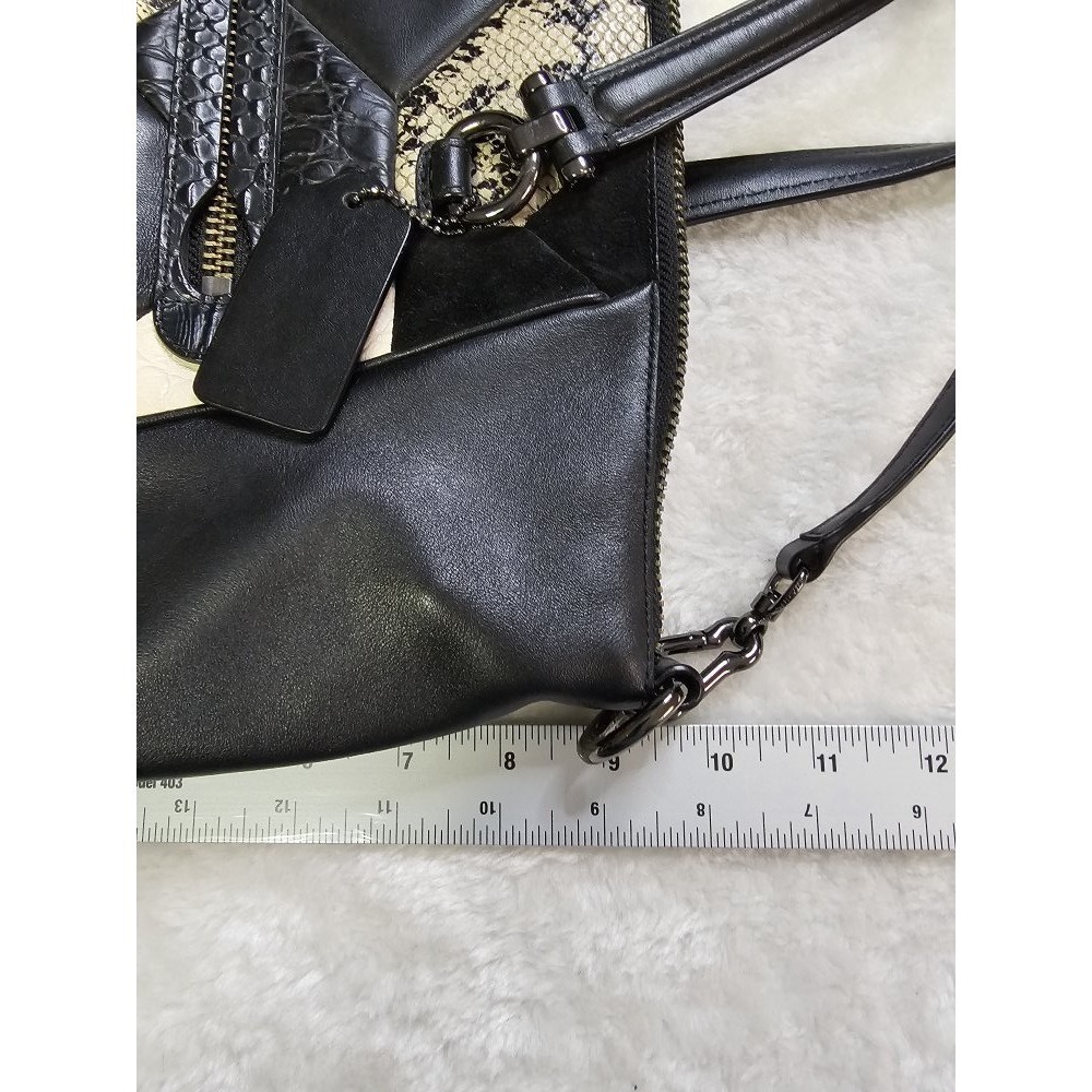 Coach Canyon Quilt Primrose Satchel In Exotic Embossed Leather 38295 - Picture 10 of 11
